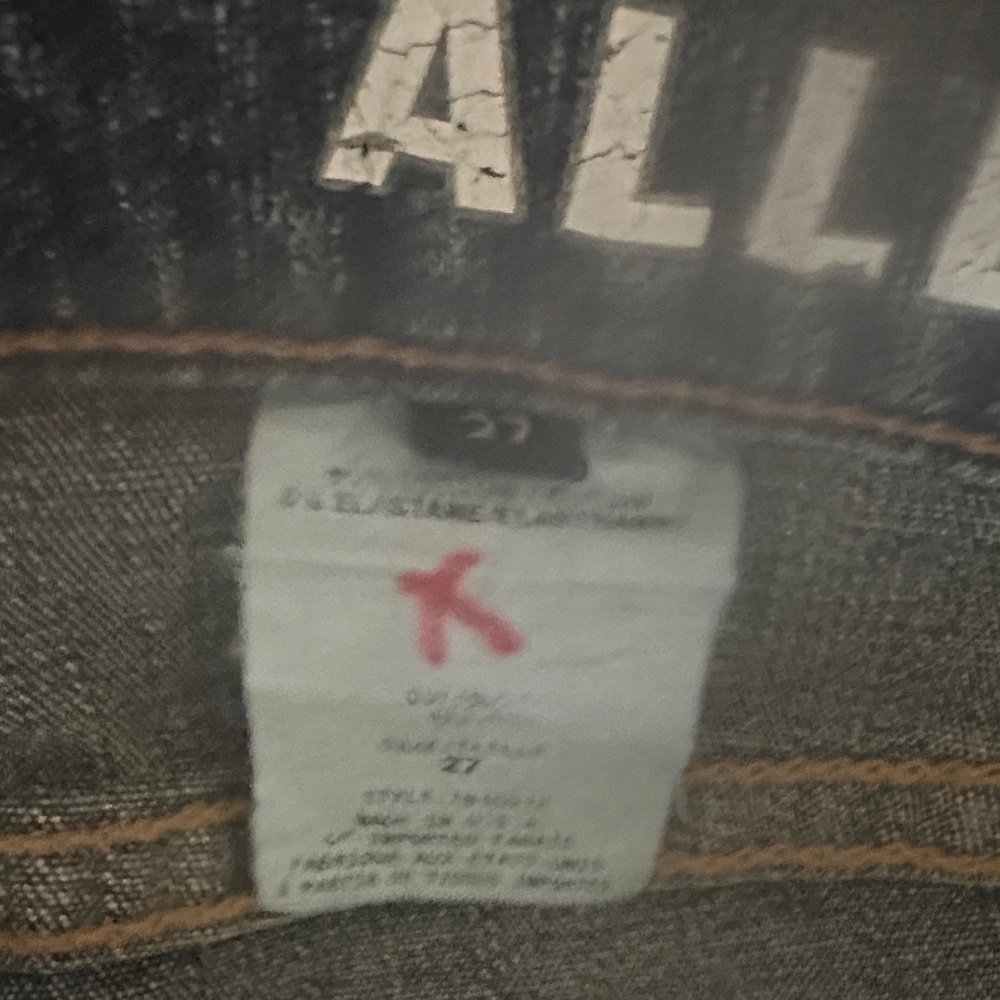 Allen B. By Allen Schwartz Blue Lace-Appliqué Flare Jeans - Picture 6 of 8